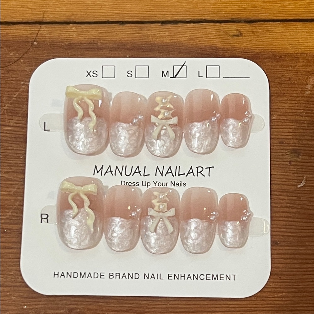 Manual Nailart Handmade Nail Enhancement Size M